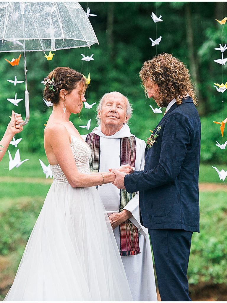 Rainy Day JuneBug Asheville Wedding