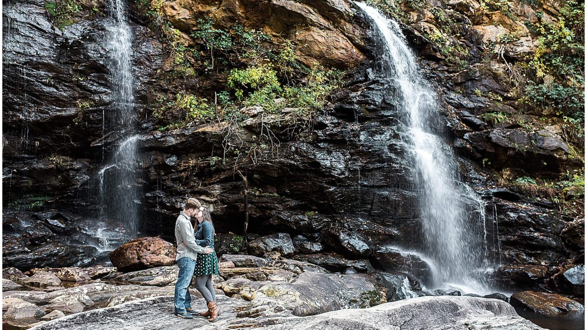 NC Waterfall Engagement Session